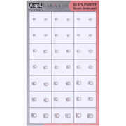 Taraash 925 Sterling Silver Pearl Earrings CBER443 (Set of 21)