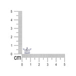 Load image into Gallery viewer, 925 Sterling Silver CZ Crown Shape Stud Earring for Women