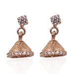 Load image into Gallery viewer, 925 Sterling Silver Small Line with CZ Jhumki For Women/Girls