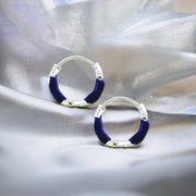 taraash silver hoops for women