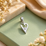 Load image into Gallery viewer, 925 Sterling Silver V Letter Pendant with Chain for Unisex