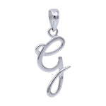 Load image into Gallery viewer, 925 Sterling Silver Cursive G Letter Pendant for Men and Women