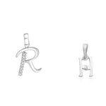 Load image into Gallery viewer, Taraash 925 Sterling Silver Couple Alphabet Pendants &quot;R&quot; and &quot;H&quot; Initial Letter Pendants
