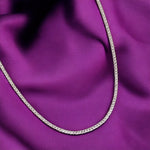 Load image into Gallery viewer, 925 Sterling Silver Curb Chain 15 inch Gift For Girls and boys
