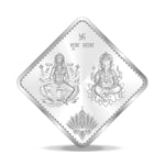 Load image into Gallery viewer, Taraash Diamond Shape 999 Purity 20 grams Laxmi Ganesh Silver Coin By ACPL
