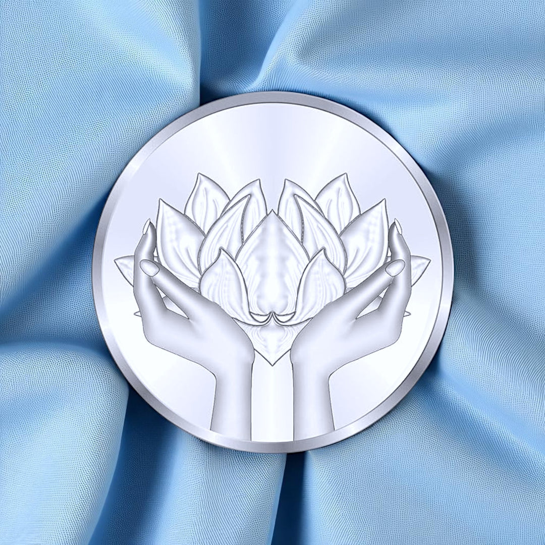 999 Silver Coins Lotus Flower 20 gram Coin by ACPL