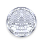 Load image into Gallery viewer, 999 Purity 100 grams Plain Lord Ram Lala Silver Coin By ACPL