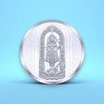 Load image into Gallery viewer, 999 Purity 100 grams Plain Lord Ram Lala Silver Coin By ACPL