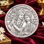 Load image into Gallery viewer, 999 Silver Purity Radha Krishna 10 Gram Silver Coin By ACPL