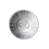 Taraash 999 Purity 10 gm Sunrise Gayatri Mantra Silver Coin With Gift Packaging By ACPL