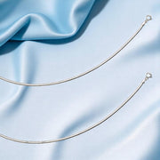 925 Sterling Silver Snake Skin Design Anklet for Women