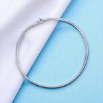 Load image into Gallery viewer, 925 Sterling Silver Plain Elegant &amp; Lightweight Chain Anklet for Women
