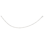 925 Sterling Silver Beaded Snake Chain Single Anklet for Women