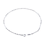 Load image into Gallery viewer, 925 Sterling Silver Beaded Snake Chain Single Anklet for Women
