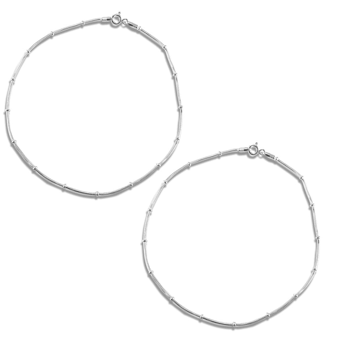 Taraash silver payal