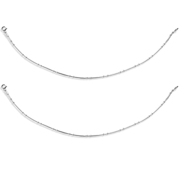 Taraash sterling silver payal
