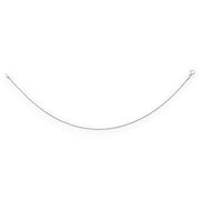 925 Sterling Silver Compact Chain Single Anklet for Women