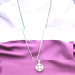 Load image into Gallery viewer, 925 Sterling Silver Combo Of Pink Clover Pendant with Chain
