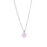 Load image into Gallery viewer, 925 Sterling Silver Combo Of Pink Mother of Pearl Irregular Pendant With Chain
