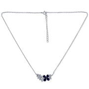 Taraash 925 Sterling Silver CZ Necklace For Women
