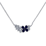 Taraash 925 Sterling Silver CZ Necklace For Women