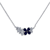 Taraash 925 Sterling Silver CZ Necklace For Women