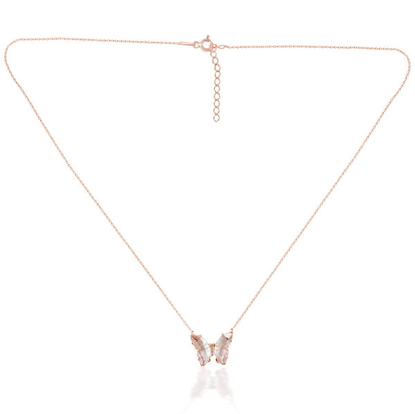 Taraash 925 Sterling Silver Butterfly Necklace For Women