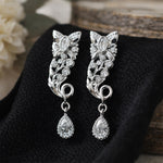 Load image into Gallery viewer, 925 Sterling Silver Butterfly Dangle Stud Earrings for Women