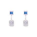 Load image into Gallery viewer, 925 Sterling Silver Rectangular- Shape Earring for Women
