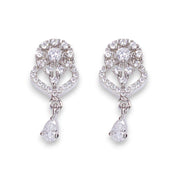 925 Sterling Silver Drop Design Stud Earrings for Women