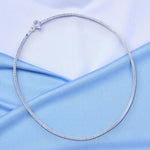 Load image into Gallery viewer, 925 Sterling Silver Fox Tail Chain Single Anklet for Women
