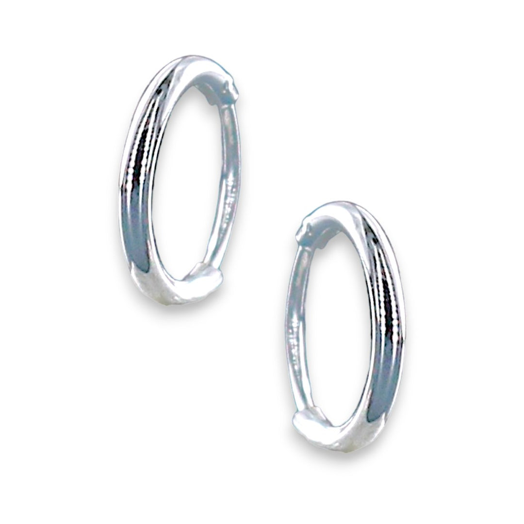 Taraash 925 Sterling Silver  Hoop Earring For Women Silver-H41010M