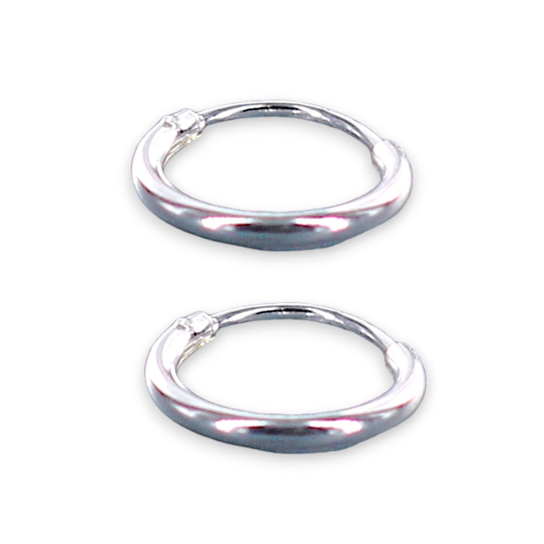 Taraash 925 Sterling Silver  Hoop Earring For Women Silver-H41010M
