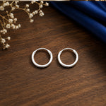 Load image into Gallery viewer, Taraash  925 Sterling Silver Hoop Earrings For Women H41112M