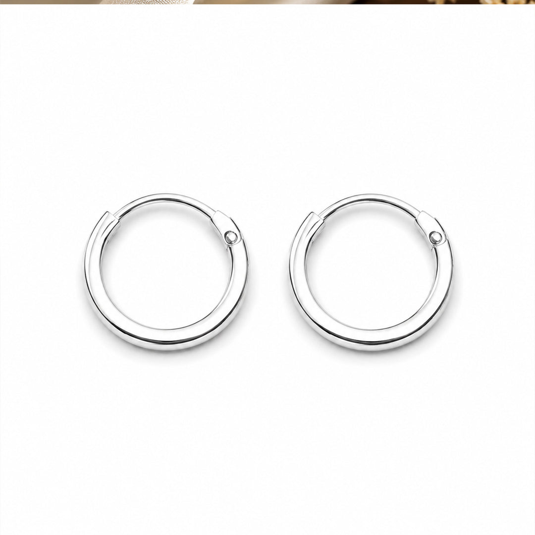 Taraash  925 Sterling Silver Hoop Earrings For Women H41112M