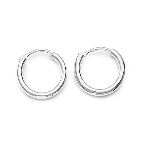 Taraash Sterling-Silver Hoop Earring For Women Silver - H42014M