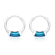 Taraash 925 Sterling Silver  Hoop Earring For Women Silver-H42016ZA