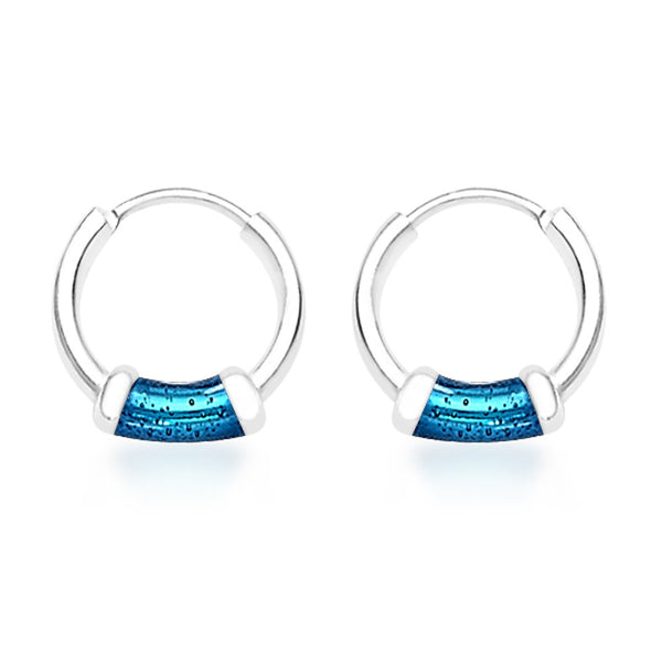 Taraash 925 Sterling Silver  Hoop Earring For Women Silver-H42016ZA