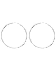 Taraash Hoop Earring 925 Sterling Silver For Women H42050M