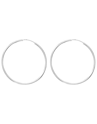 Taraash Hoop Earring 925 Sterling Silver For Women H42050M