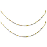 Taraash 92.5 silver anklets for women