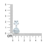 Load image into Gallery viewer, 925 Sterling Silver Floral Cz Jhumki Earrings for Women
