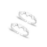 Load image into Gallery viewer, Taraash silver toe rings for women pure silver 925
