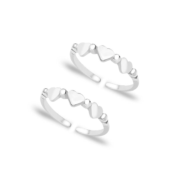 Taraash silver toe rings for women pure silver 925