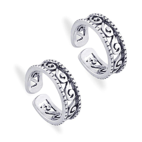 Taraash silver toe rings for women pure silver 925