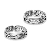 Taraash silver toe rings for women pure silver 925