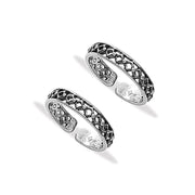 Taraash silver toe ring for women