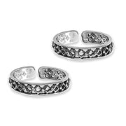 Taraash silver toe rings for women pure silver 925