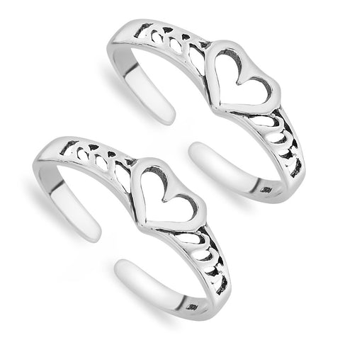 Taraash silver toe rings for women pure silver 925