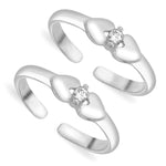 Load image into Gallery viewer, Taraash silver toe ring for women
